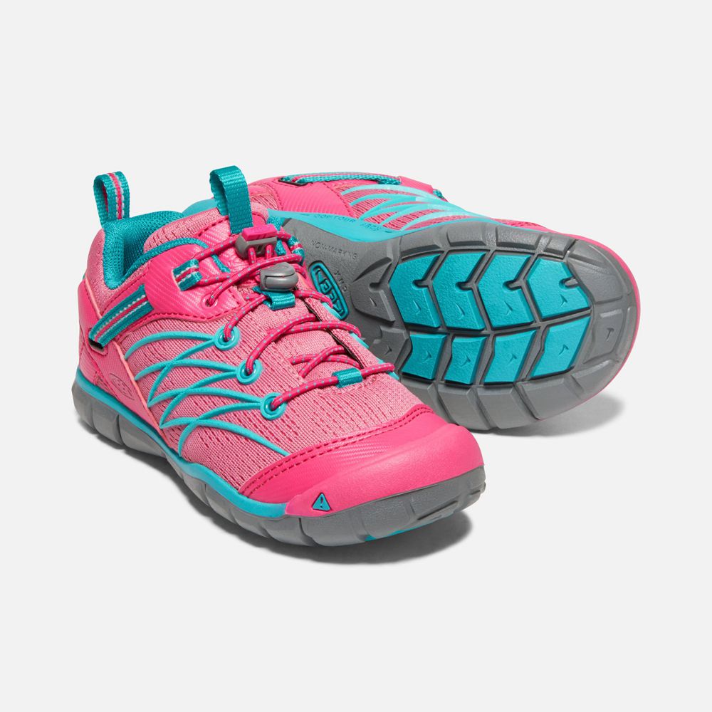 Keen Spor Ayakkabı Çocuk Pembe/Mavi - Chandler Cnx - Türkiye MJVC07451